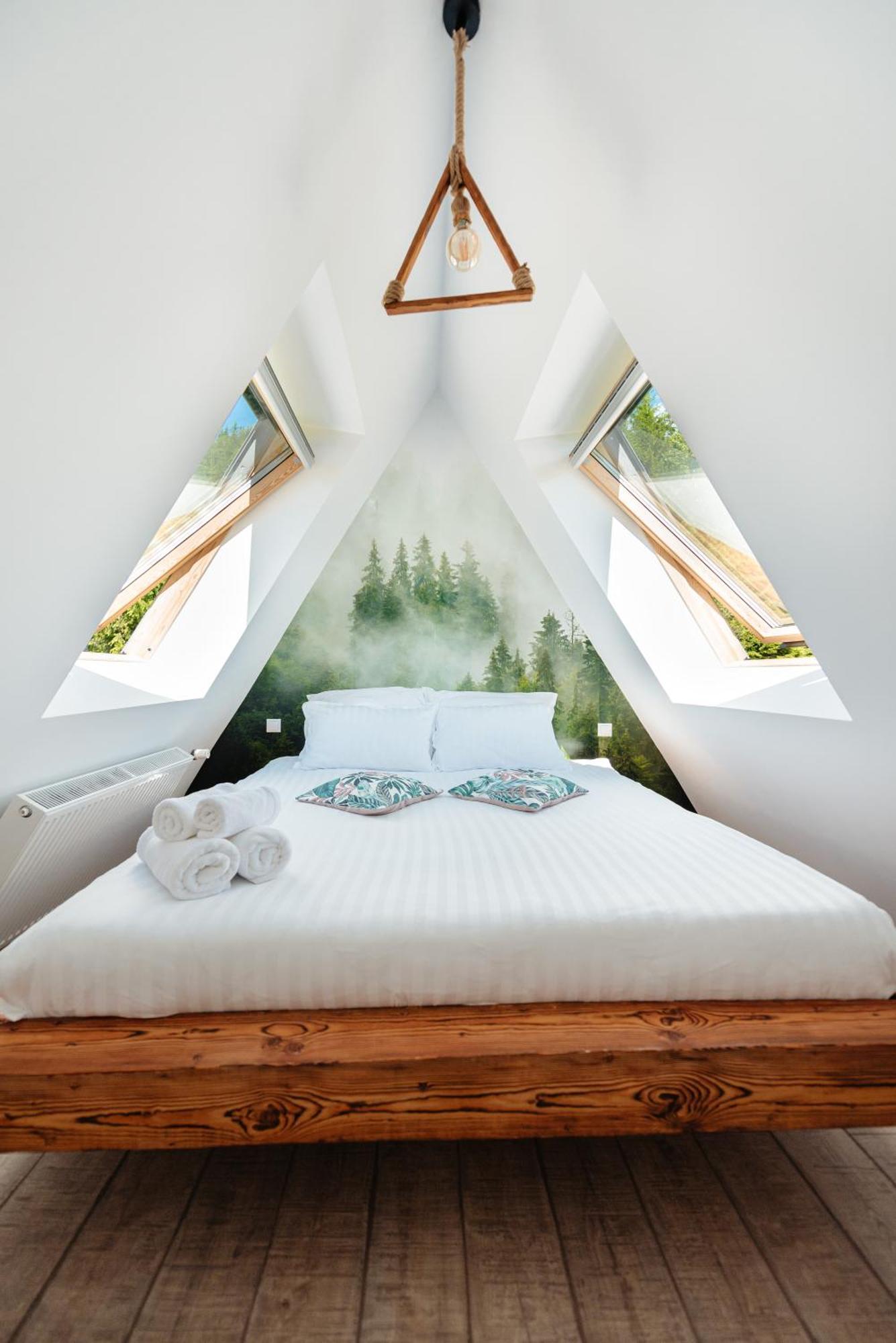 Cabana Cozy Cabin A Frame Topliţa Exteriör bild
