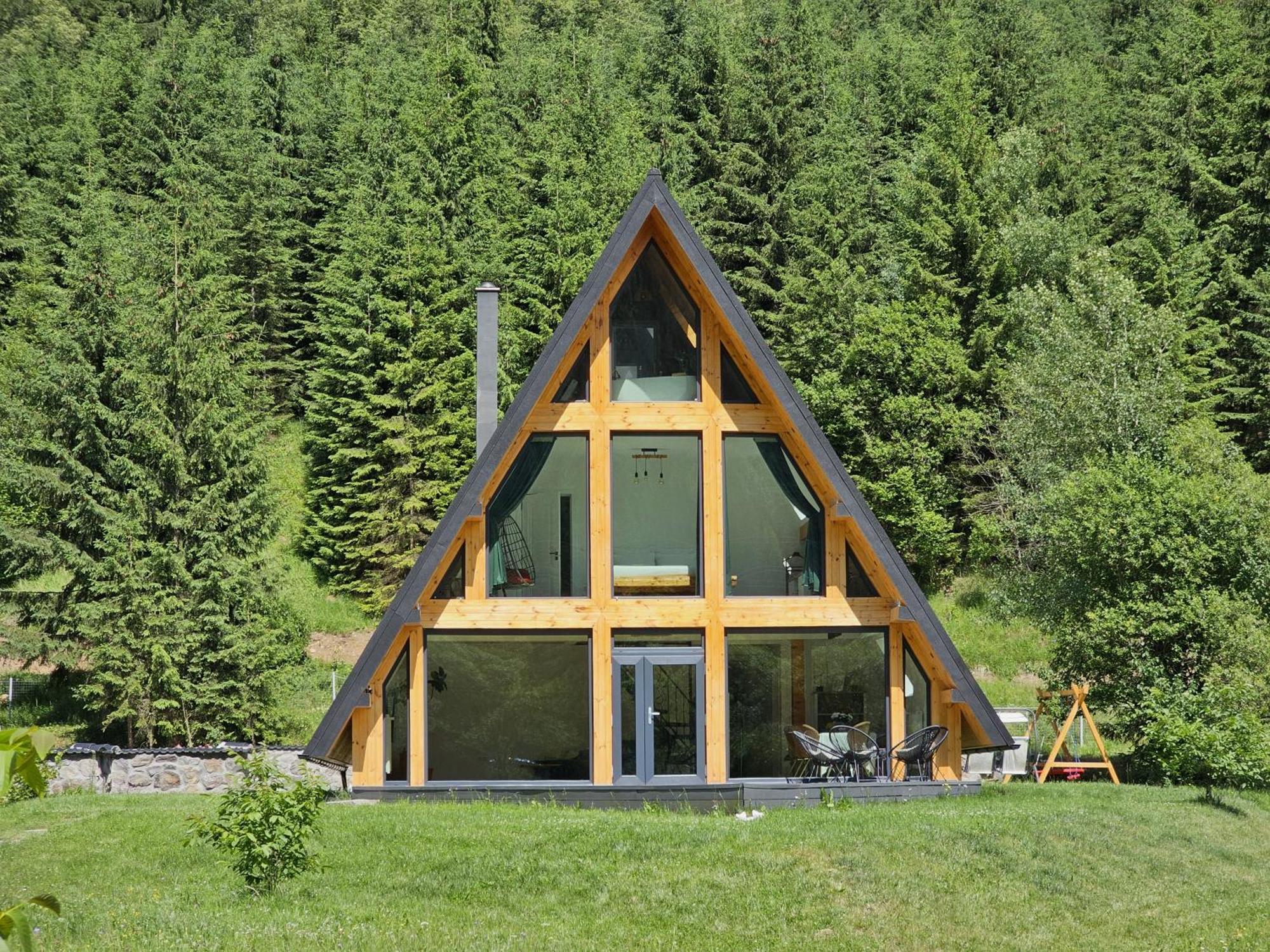 Cabana Cozy Cabin A Frame Topliţa Exteriör bild