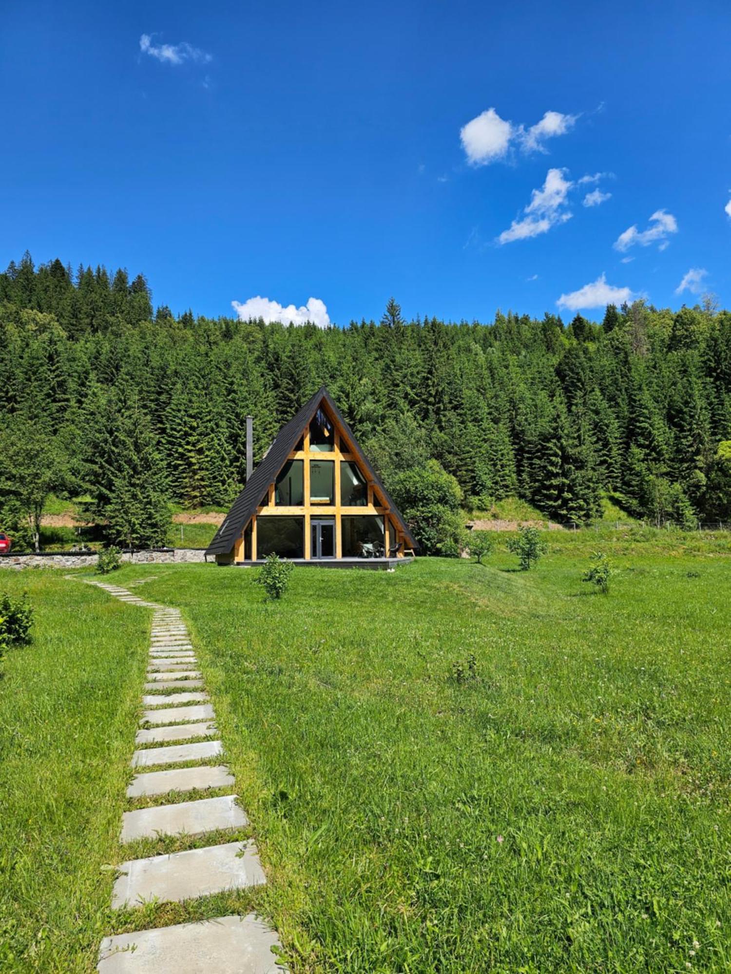 Cabana Cozy Cabin A Frame Topliţa Exteriör bild