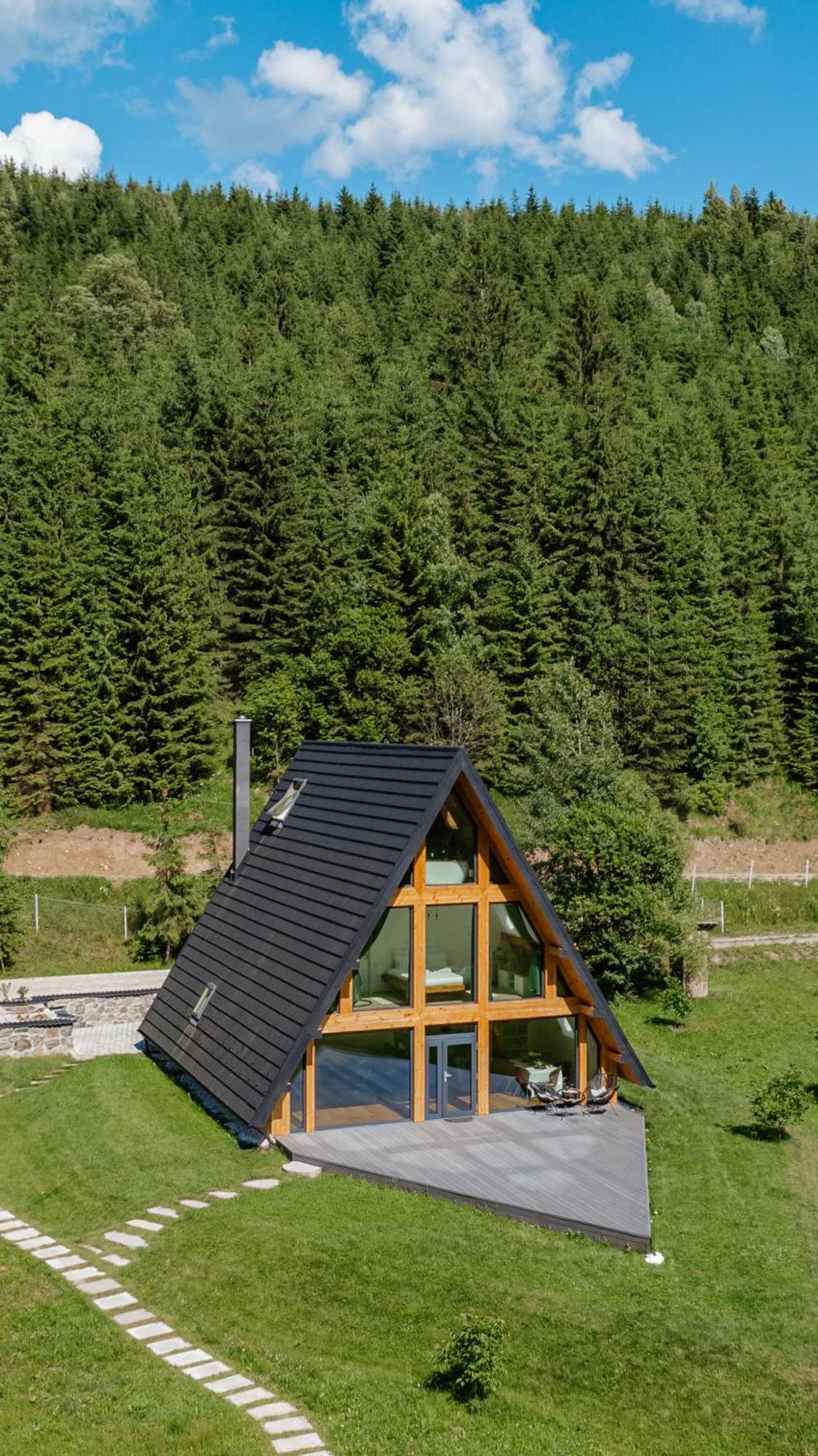 Cabana Cozy Cabin A Frame Topliţa Exteriör bild