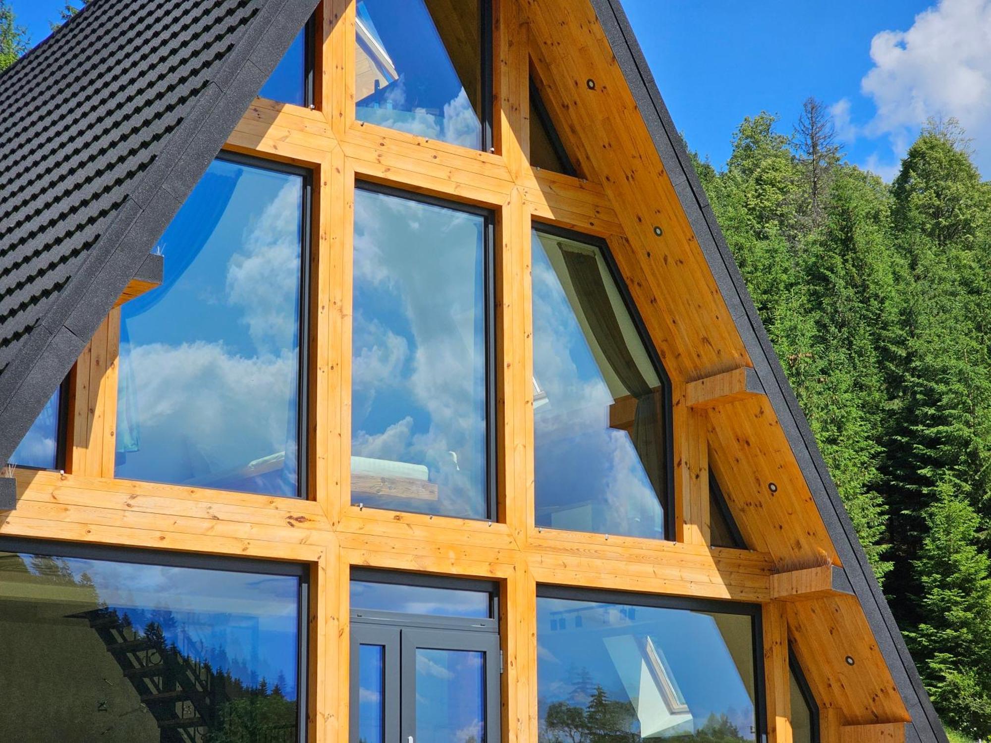 Cabana Cozy Cabin A Frame Topliţa Exteriör bild